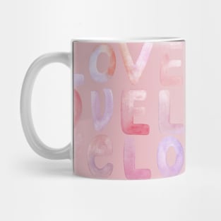 Love in Pink Mug